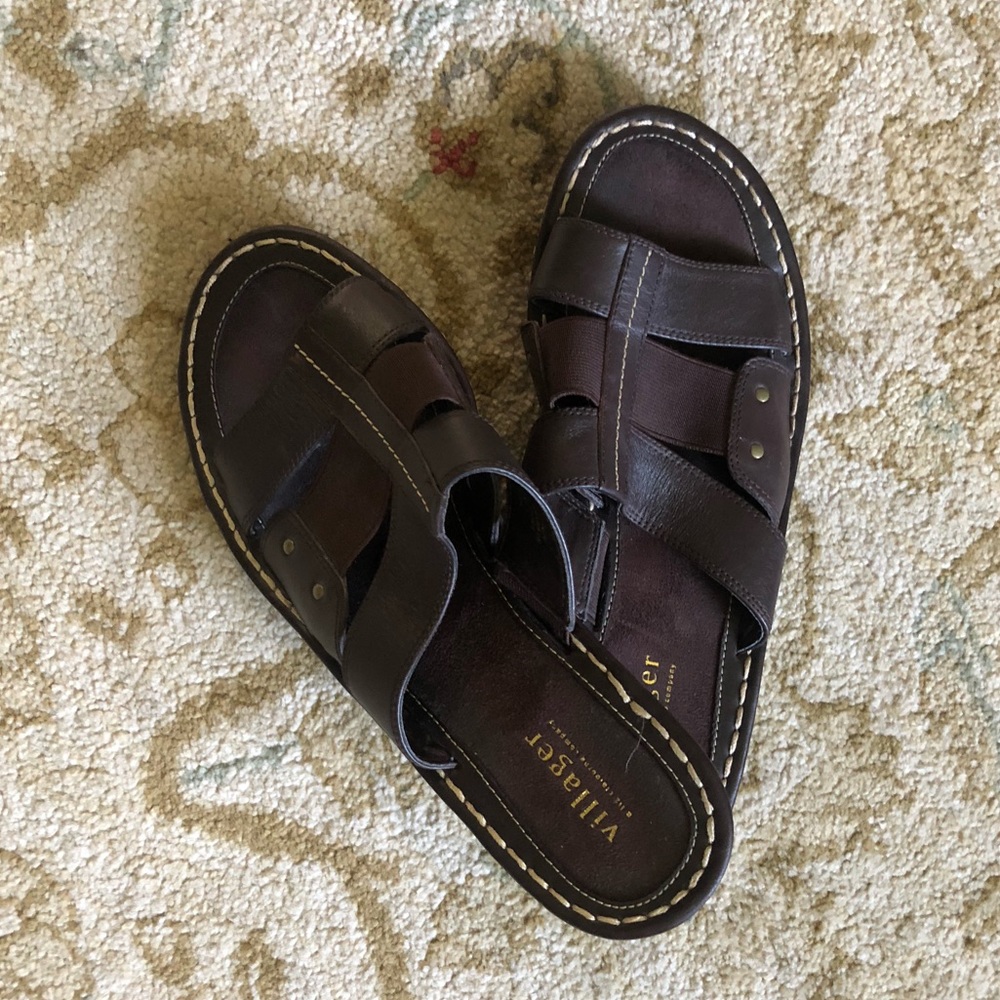 Villager leather sandals
